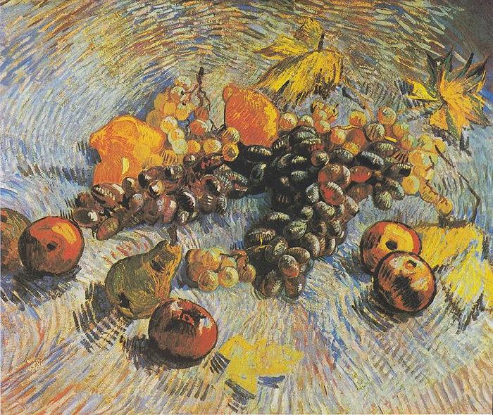 Vincent Van Gogh Stillleben mit Trauben Sweden oil painting art